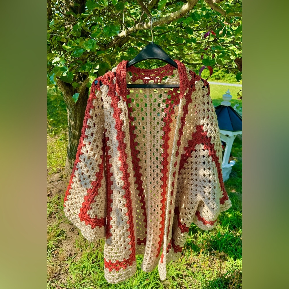 Hand made Hexagon Cardigan